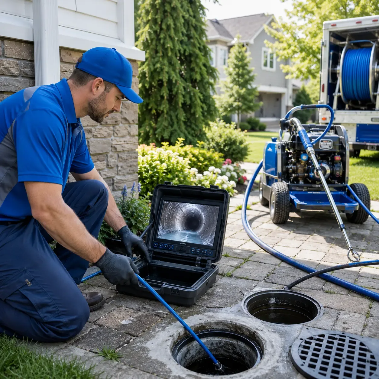 Outdoor drain cleaning professionals serving Hutto, TX